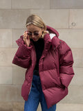 Coat 2025 Autumn And Winter New Cotton Jacket Loose Cotton Jacket Loose Coat