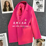 Zingj Fried Street Small Suit Jacket Female 2023 Spring And Autumn New Korean Version Web Celebrity Temperament Small Casual