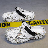 Slippers Men's Winter 2025 New Home Thick Bottom Plus Velvet Warm Cotton Shoes EVA Stinging Feel Cotton