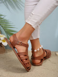 Sandals Women 2025 Summer New Flat-Soled Fashion Beach Sandals