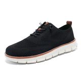 New Lightweight Lace Casual Men's Shoes Breathable Flying Woven Oleals Outdoor Sports Walking Shoes Men's Large