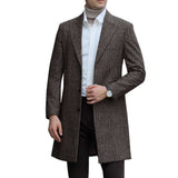 Version Of The Large Code 2025 New Hair, The Coat Of Men's Autumn And Winter Coat Ebay Single-Row Buckle