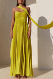 Women's Dress Solid Color Thoracic Skirt Skirt Sleeveless Fashion New Female