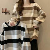 Zingj Stripe Thin Hoodie Women's 2023 New Autumn Show Thin Fat Mm Cover Belly Loose Student