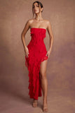 Zingj Women's 2023 Summer Women's New Fashion Chest Sexy Back Slit Tassel Temperament