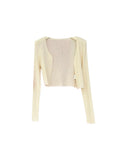 Xixi 2025 Spring New Korean Version Of Temperament Long-Sleeved Knitted Cardigan Women Sunscreen Shawl Women