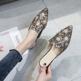 2025 Spring And Summer New Sexy Print Hot Diamond Rivet Pearl Tip Head