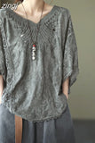 Embroidery Summer Blouse 2023 Loose Butterfly Bat Sleeve Lace Shirt Woman Hollow Solid Fashion Women Blouses Tops