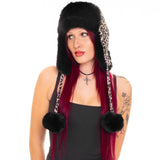 Autumn And Winter Costume Crucifix Hot Hat Cute Warm Lightning Hat Y2K