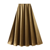 New Spring And Autumn New A-Dress Skirt Mid-Dress Mid-Dress Mid-Dress Mid-Senior Skirt