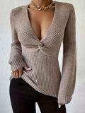 And Winter Jacket Women's Sweater Explosion Of The Girl's Knitted Shirt Solid Color Bottom