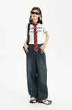 Pockets Wide Leg Baggy