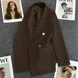 Zingj Fried Street Small Suit Jacket Female 2024 Spring And Autumn New Korean Version Web Celebrity Temperament Small Casual