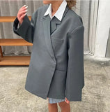 Women's Clothing Explosion 3 Color Clip Side Buckle Suit