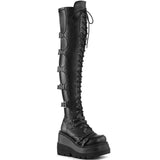 Over-Knee Boots 2025 Winter New Round-Headed Slope And Long Boots Female Wish Explosive Knight