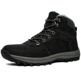 High-Top Snow Boots Cotton Shoes Winter Plus Velvet Warm Men's Leisure Outdoor Hiking Leisure