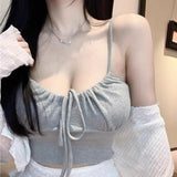 Strapping Thighs With Tying Hairs Sling Women's Summer Wear Design High-Waist Short Ins Super Fire
