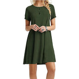 Waist Stylish Trendy Unique Women's Short-sleeved