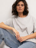 Cotton Collar Solid Color T-Shirt Girl 2025 Spring And Summer New Hot Cotton Short-Sleeved