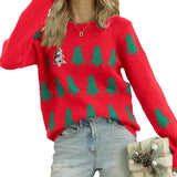 Christmas Tree Jackup Christmas Sweater Women's Casual Jack