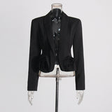 New French Elegant Fashion High-End Feeling Short Top With Half Dress Two-Set Set Of Women's