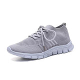 2025 New Large-Size Women's Shoes Pure Color Tie Hollow Light Casual Sports