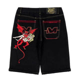 Denim Shorts Men's Spring / Summer 2024 Trendy Denim Trousers Loose Casual