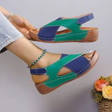 Sandals Women 2025 Summer New Pine Cake Thick Bottom With Skirt Casually Exposed Toe Beach