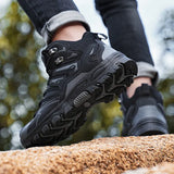 New Outdoor Sports Shoes Large-Size High-Top Hiking Shoes Couple Casual