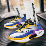 New Hollow Popcorn Soft-Soled Running Shoes Men's Training High-Ball Shock-Absorbing Breathable