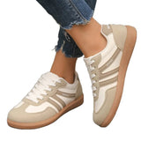 Shoes Women 2025 Autumn New Flat-Solt Sports Small White Shoes Retro Lace Casual