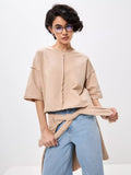 Spring And Summer New Loose Cotton T-Shirt Women Hot Sold Worn Short Sleeves On The New Splicing