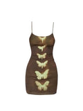 Women's Mini Bodycon Dress Party Club Y2K Elegant Vintage Graphic Print A-line Dresses Sexy Off Shoulder One Piece