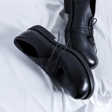 2025 New Youth Thick Bottom British Wind Father Shoes Round Head Thick Top Fashion Casual Fashion Shoes