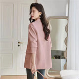 Zingj And Autumn Suit Jacket Female 2024 Spring And Autumn New Korean Version Of Fashion Slim Korean Version Of Free Hot Small Suit Jacket Female