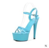 Zingj Leather Sandals Special High Heels Heel Sexy Black Waterproof Platform Hate Day Superb High Slippers Female