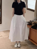 Gray Fake Two-Piece Design Sense Niche Short-Sleeved T-Shirt Girl 2025 Spring And Summer New Bump Striped Top