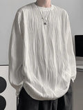 Men's Textured Long Sleeve Tee- Outfit