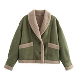 Autumn And Winter Women's Retro Fur Coat Collar Loose Fur Coat Women