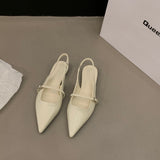 Zingj Shoes 2023 New Spring And Summer Pointed Temperament Small Single Shoes-Outfit