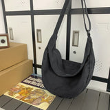 Vintage Wash Large Canvas Shoulder BagOutfit