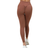 Zingj Fitness Pants Women No Embarrassment Line Yoga Pants High Waist Hip Pants Elastic Tight Sports Yoga Pants- Outfit