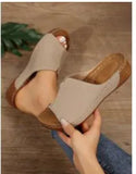 New Large-Size Women's Shoes Sandals Comfortable Slope And Slippers