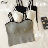 Women Sexy Girls Chic Harajuku Inside New Collection Summer Casual Basic Korean Student Streetwear Crops Trendy