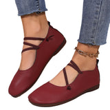 Zingj Soft Leather Soft Sole Single Shoes Women's 2024 Summer Shallow Foot Pedal Flat Casual Lazy