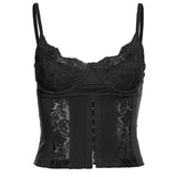 2024 Summer New Women's Sexy Hottie Sling V Tie Lace Lace Small
