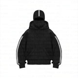 Solid-Colored Double Hat Design Autumn And Winter Ins New Hooded Sweater Loose Men's And Women's And Couples Hoodie