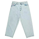 Clothes, Polar Boy Jeans, Original Gothic Hip-Hop Cartoon Embroidered Loose