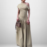 2025 New Elegant Fashion Temperament Collar Slim Long