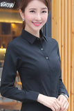 Fashion Women Shirts White Shirt Women Long Sleeve Shirts Tops Office Lady Basic Shirt Blouses Plus Size Woman Blouse